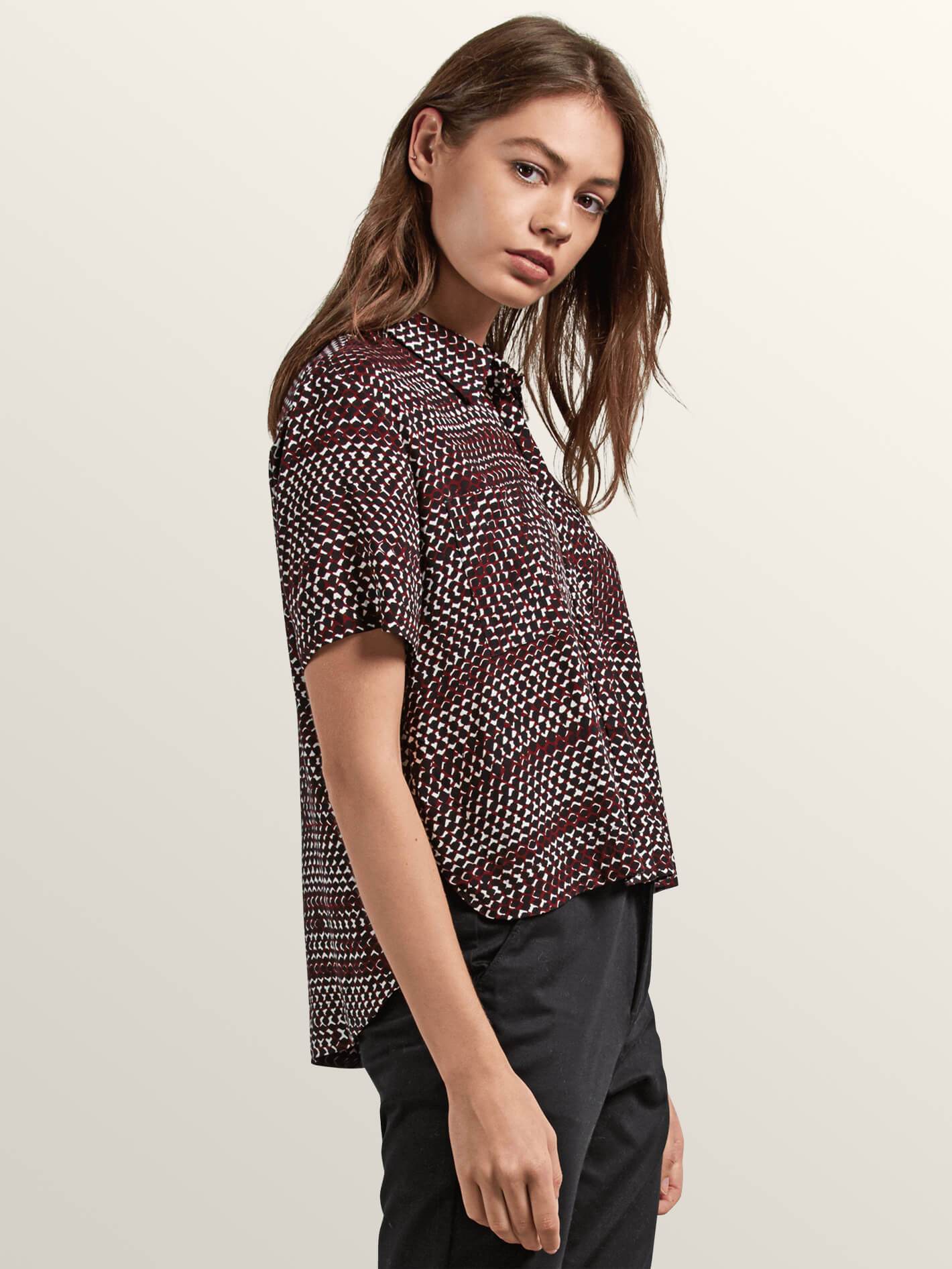 Stone Resort Shirt - Burgundy