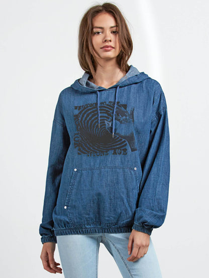 Yo Shortie Pullover Shirt - Flight Blue