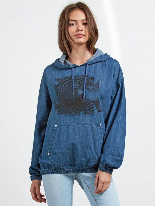 Yo Shortie Pullover Shirt - Flight Blue