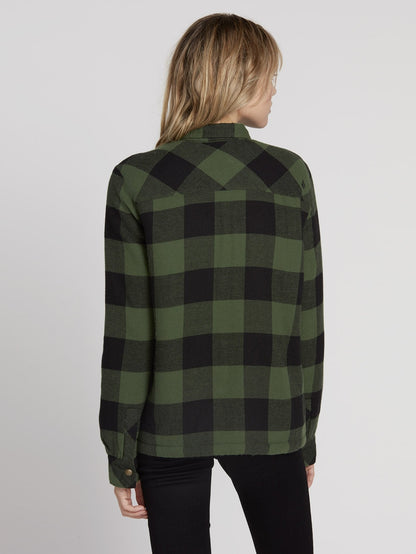 Plaid About You Shirt - Green