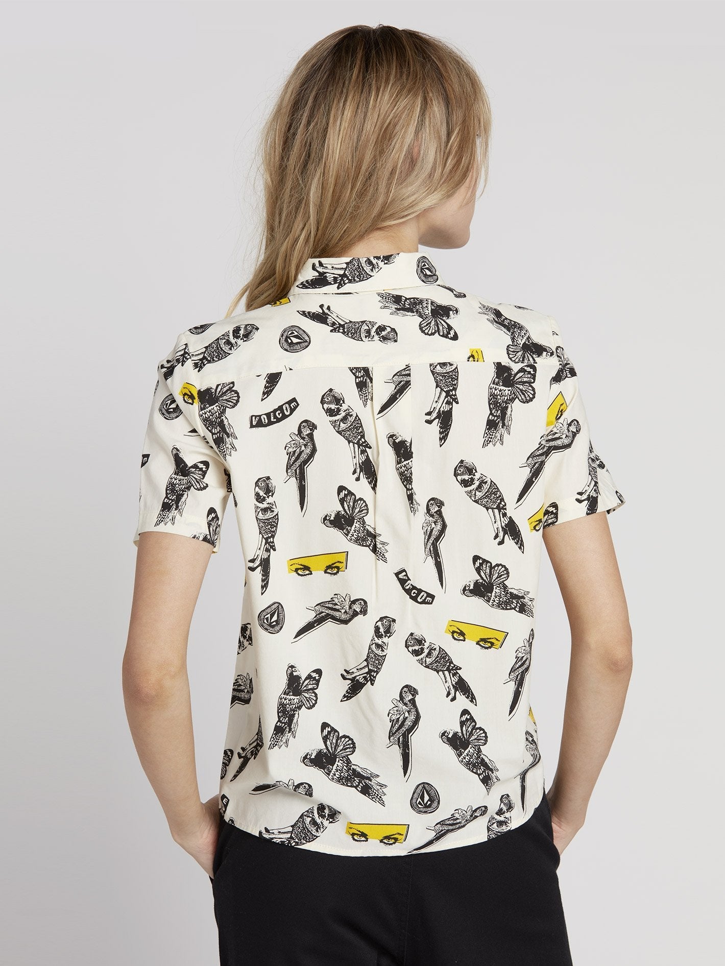 Bird Toss Shirt - White Flash