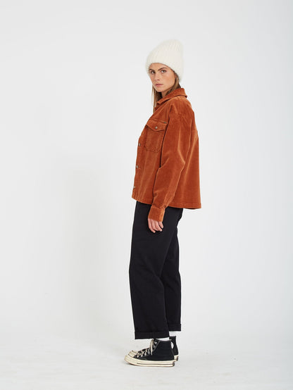 Sha Lala Shacket Over-shirt - MOCHA