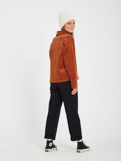 Sha Lala Shacket Over-shirt - MOCHA