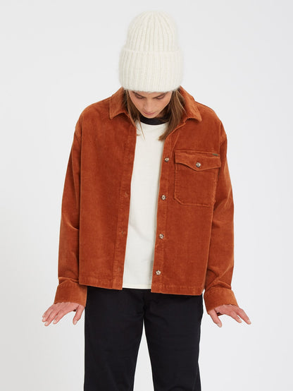 Sha Lala Shacket Over-shirt - MOCHA