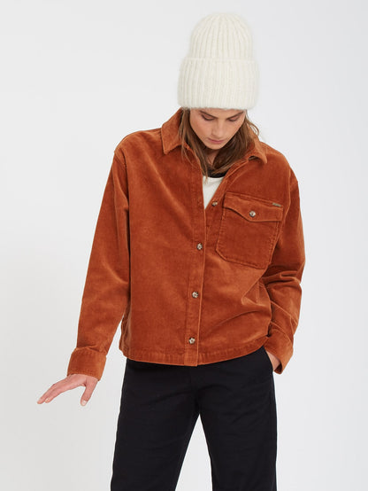 Sha Lala Shacket Over-shirt - MOCHA