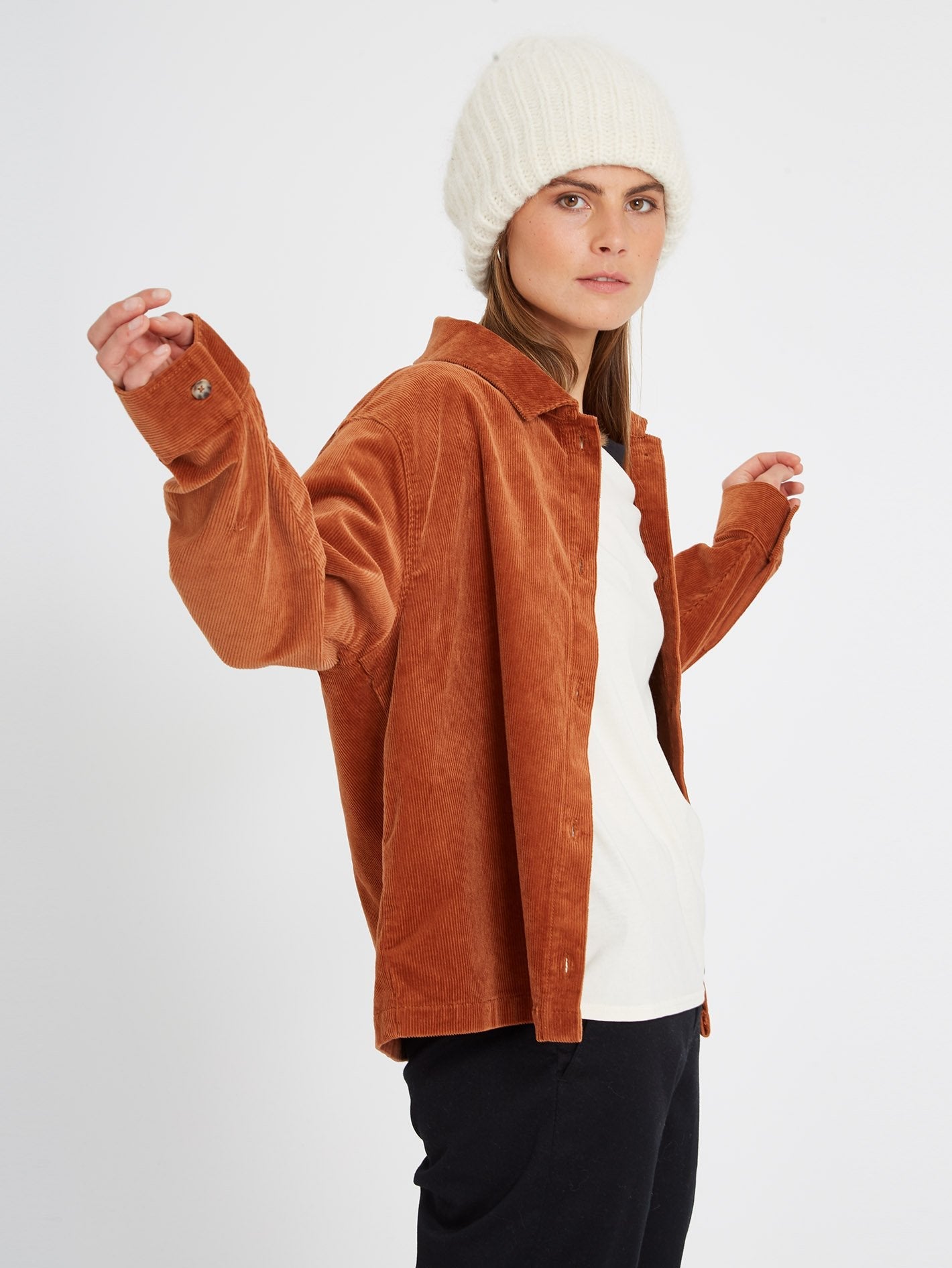 Sha Lala Shacket Over-shirt - MOCHA