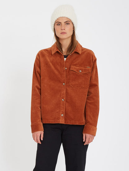 Sha Lala Shacket Over-shirt - MOCHA