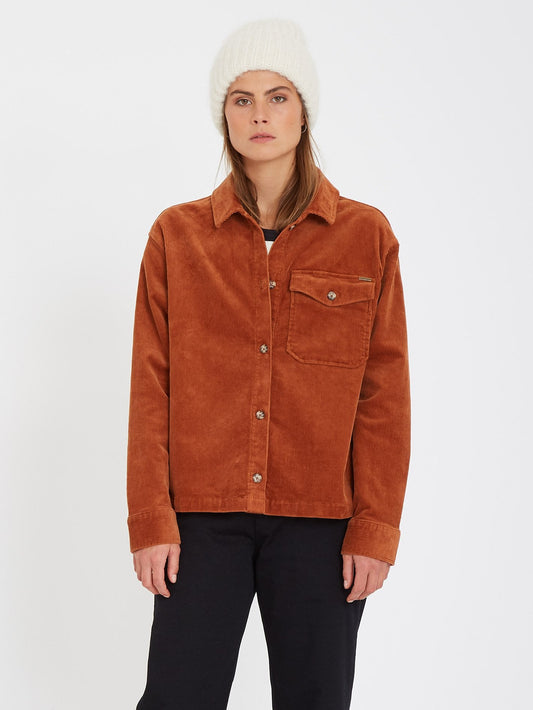 Sha Lala Shacket Over-shirt - MOCHA