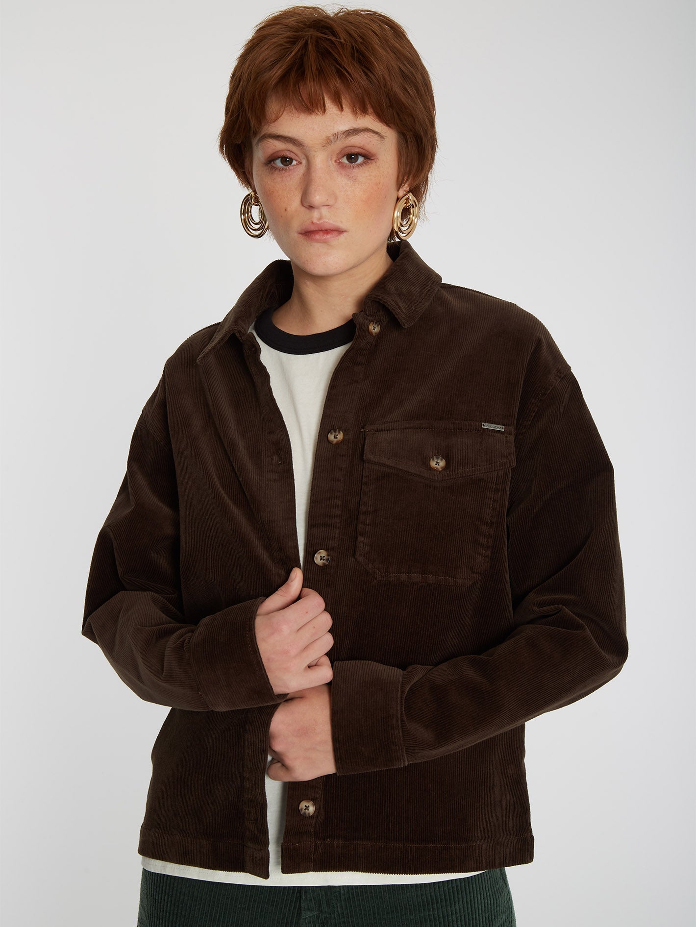 Sha Lala Shacket Over-shirt - ESPRESSO
