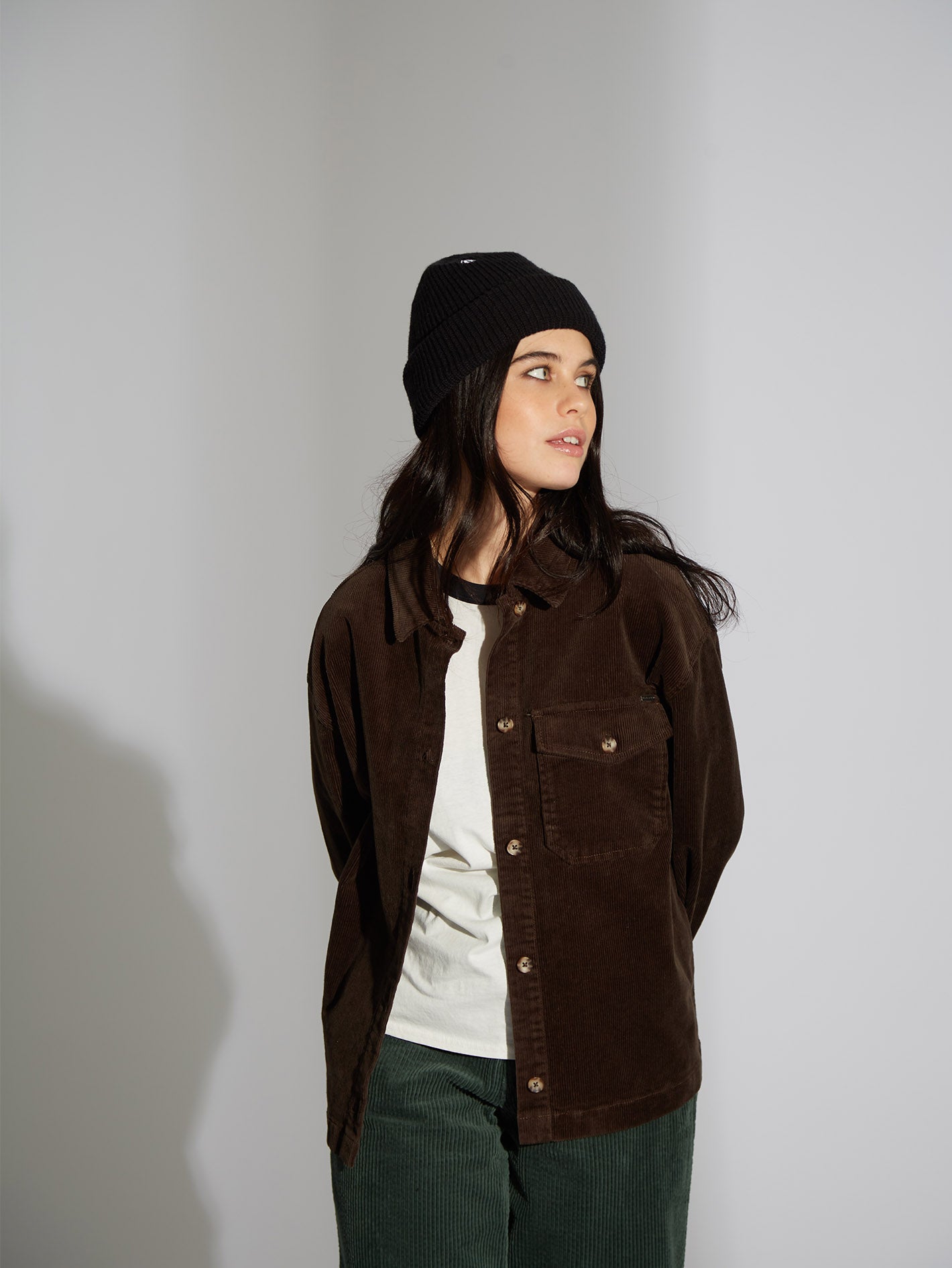 Sha Lala Shacket Over-shirt - ESPRESSO