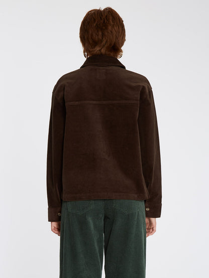 Sha Lala Shacket Over-shirt - ESPRESSO
