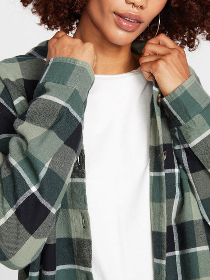 Oversize Me Over-Shirt - DARK PINE