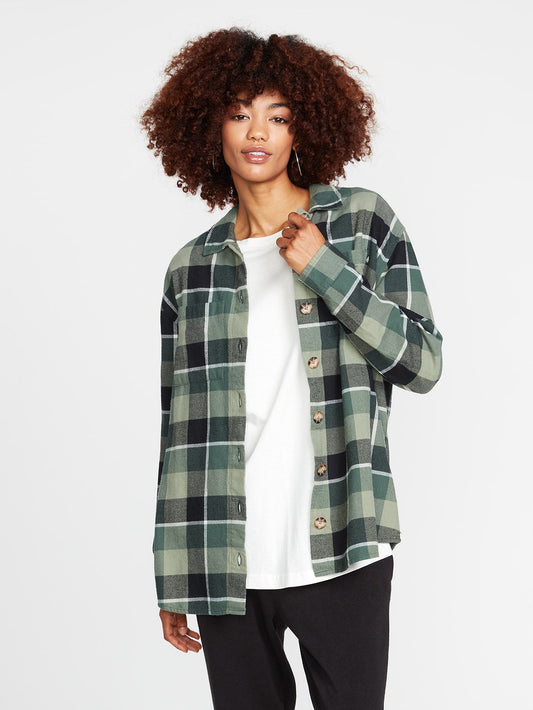 Oversize Me Over-Shirt - DARK PINE