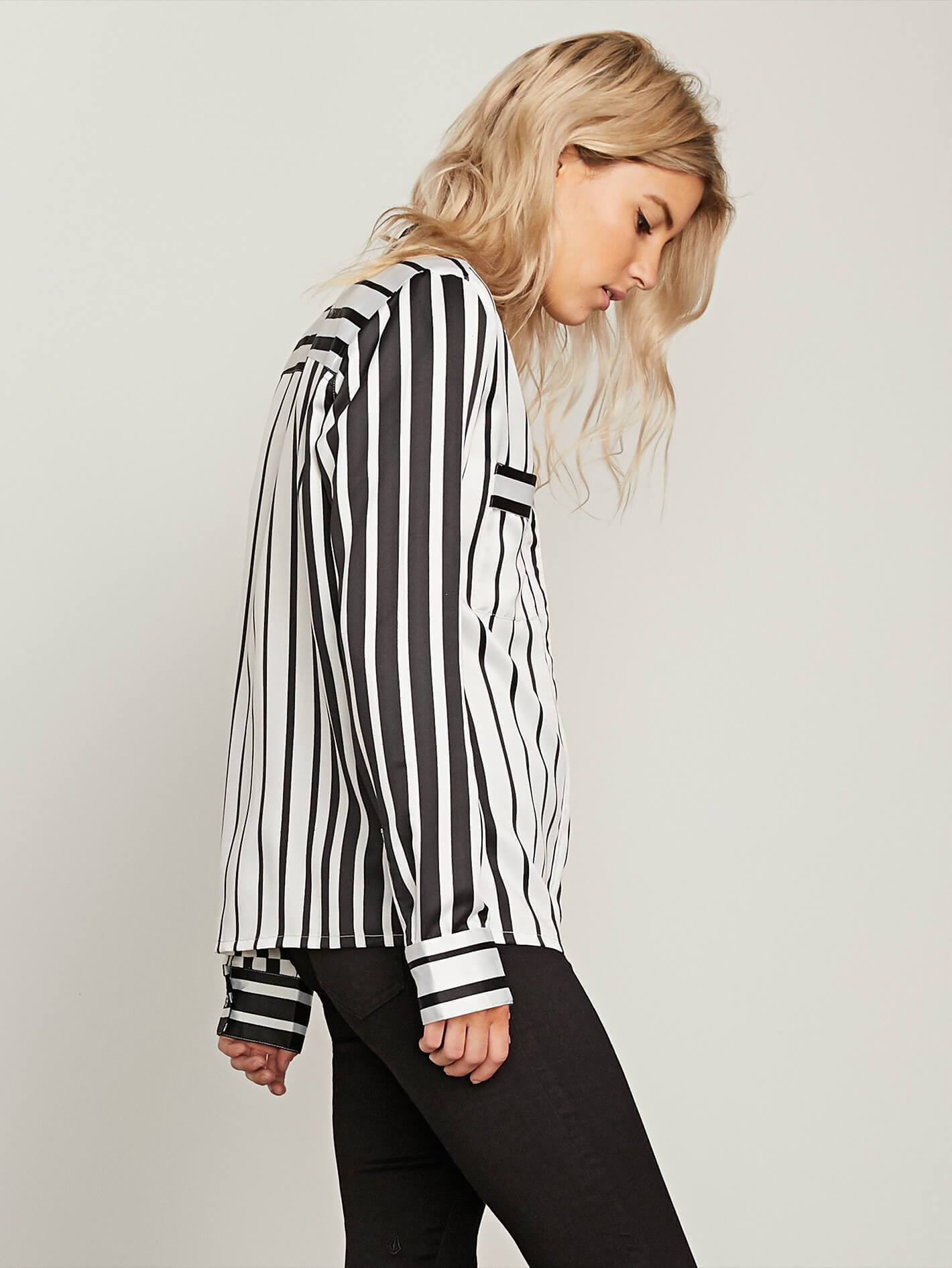 Git Faded Long Sleeve Top - Broken White