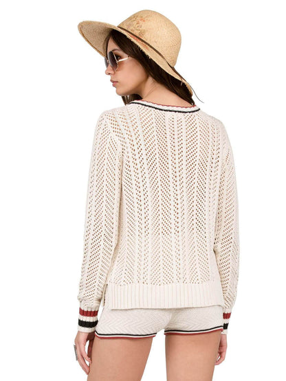 Thumbs Up Henley - Vintage White