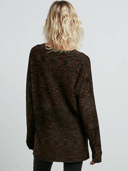 Yarn Moji Sweater - Black Combo