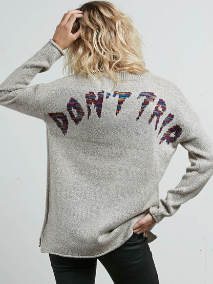 Yarn Moji Sweater - Light Grey