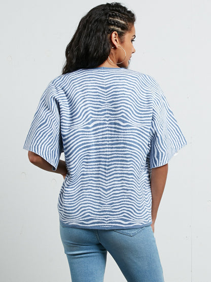 MAGNA SWEATER WASHED BLUE