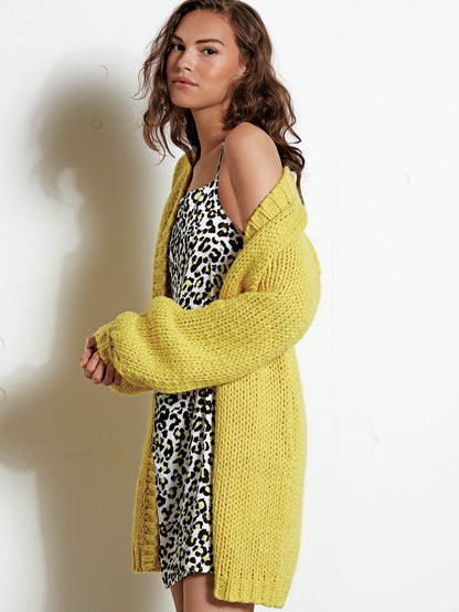 Knitastic Cardigan - Citron