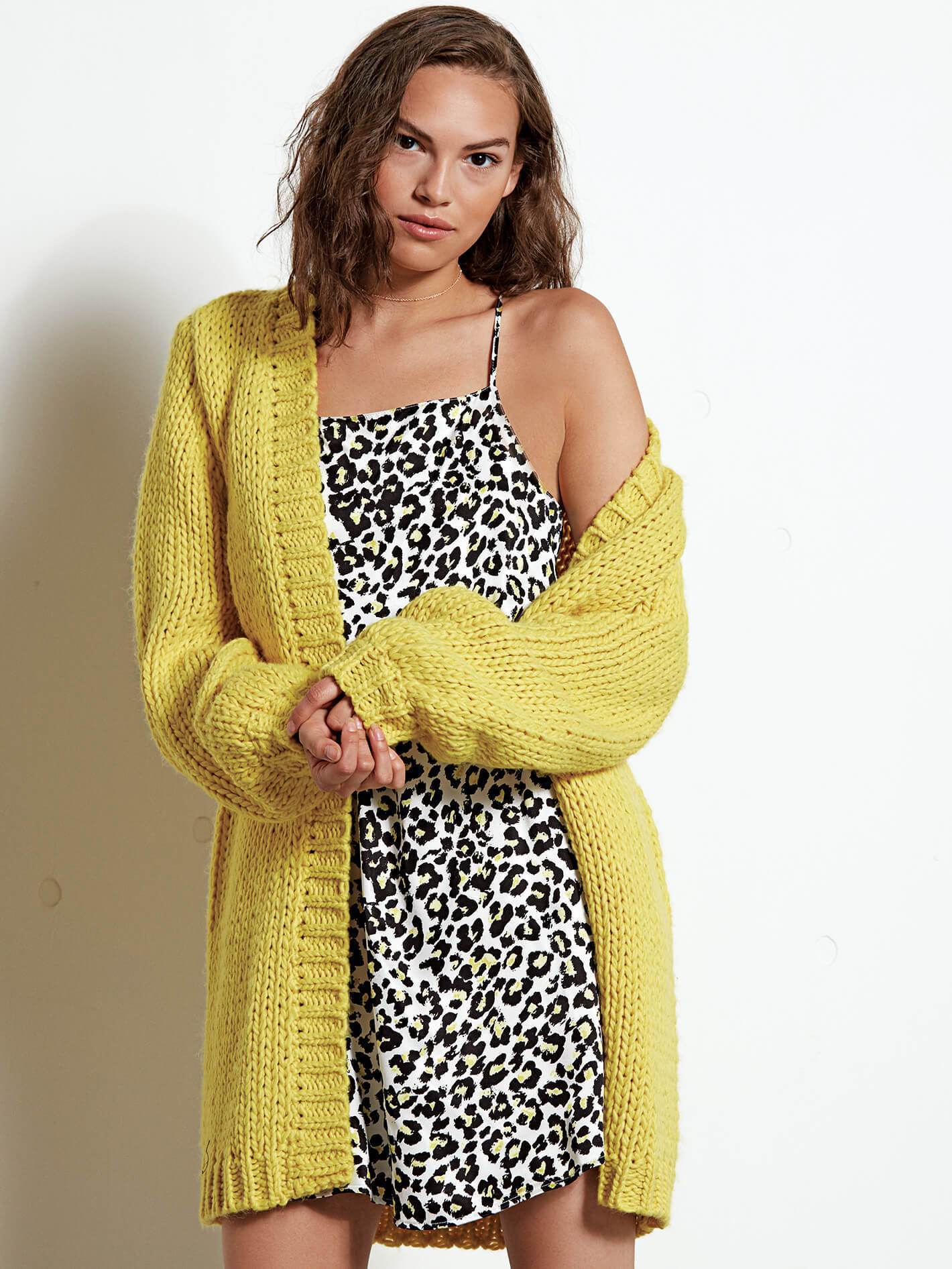 Knitastic Cardigan - Citron