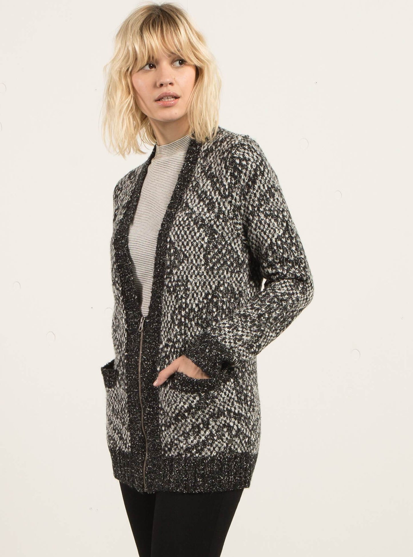 Grampaw Cardigan - Black