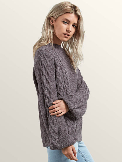 Hellooo Pullover - Heather Grey
