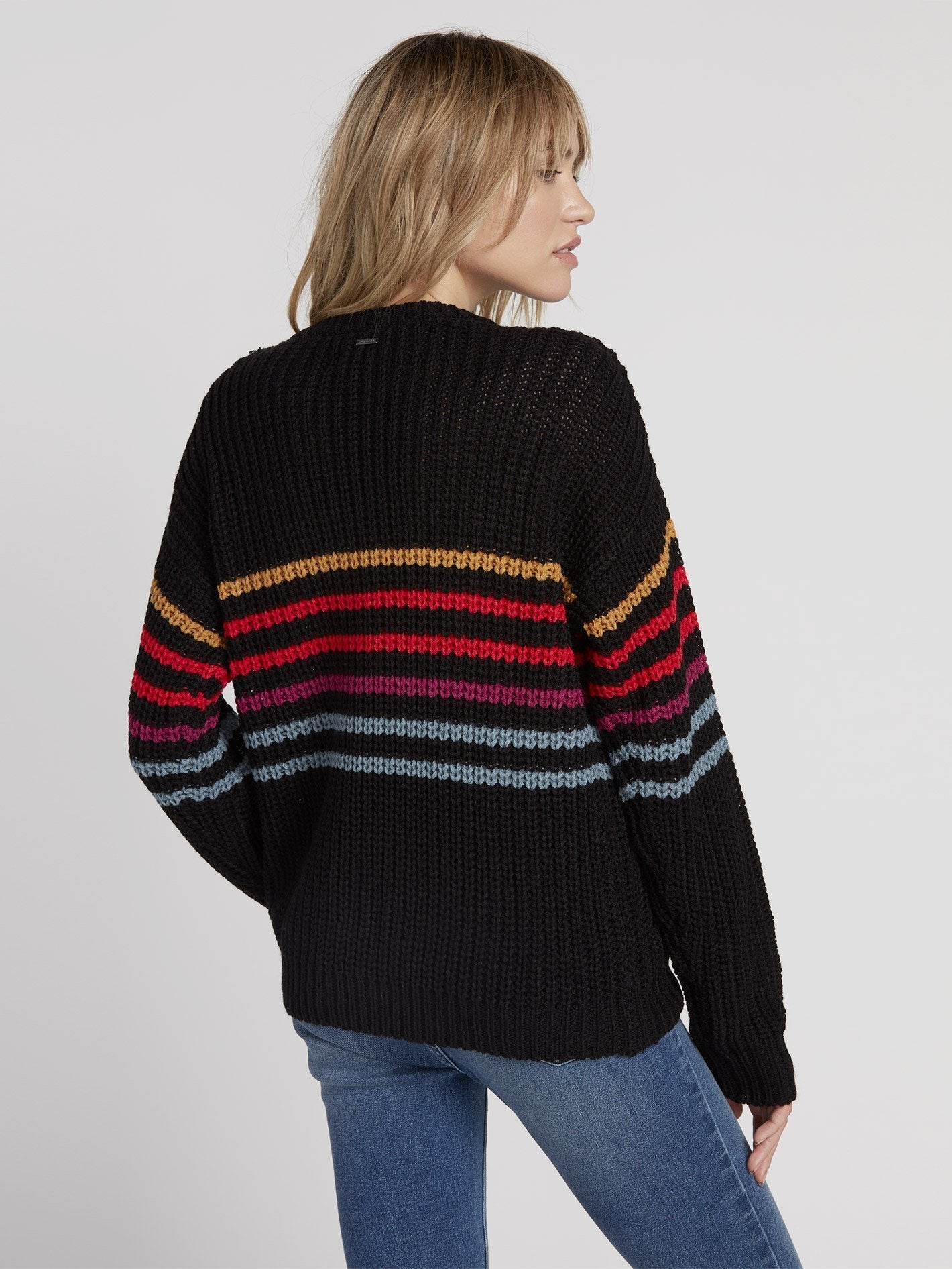 Move On Up Sweater - Black Combo