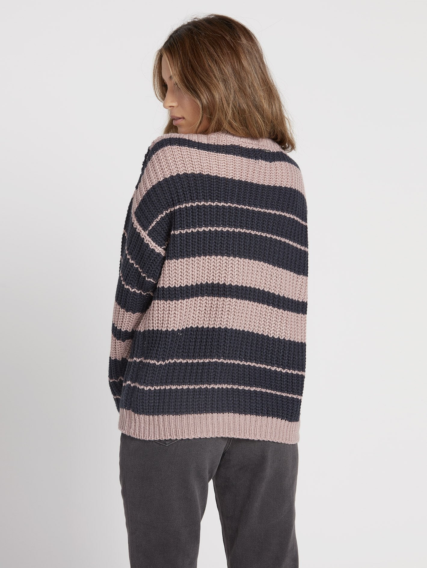 Move On Up Sweater - Faded Mauve