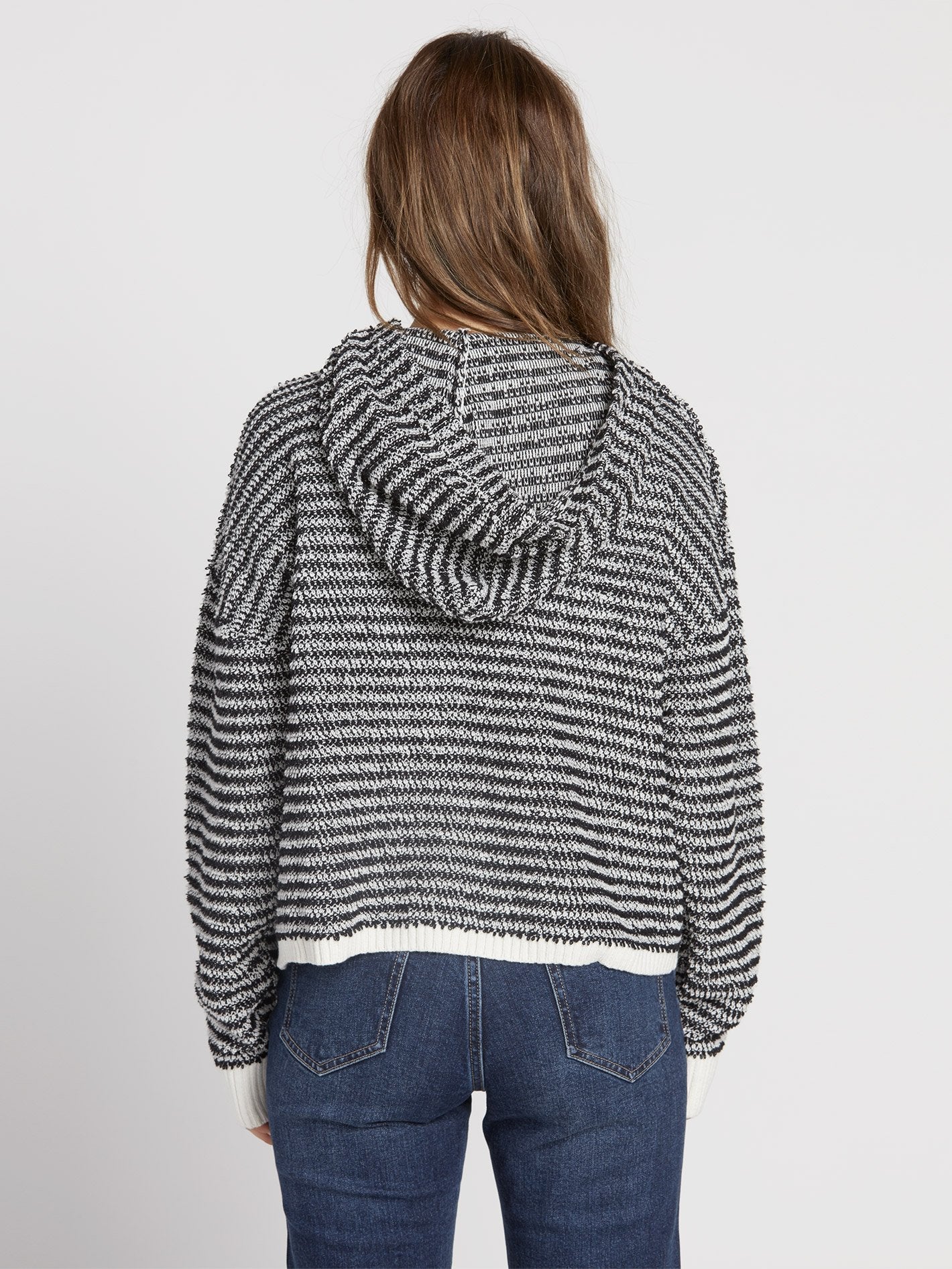 Broken Letters Sweater - Black Combo