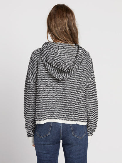Broken Letters Sweater - Black Combo
