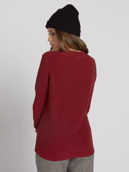 Snatchy Sweater - Auburn