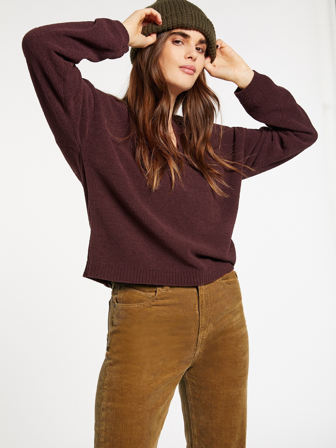 Stituations Sweater - BLACK PLUM