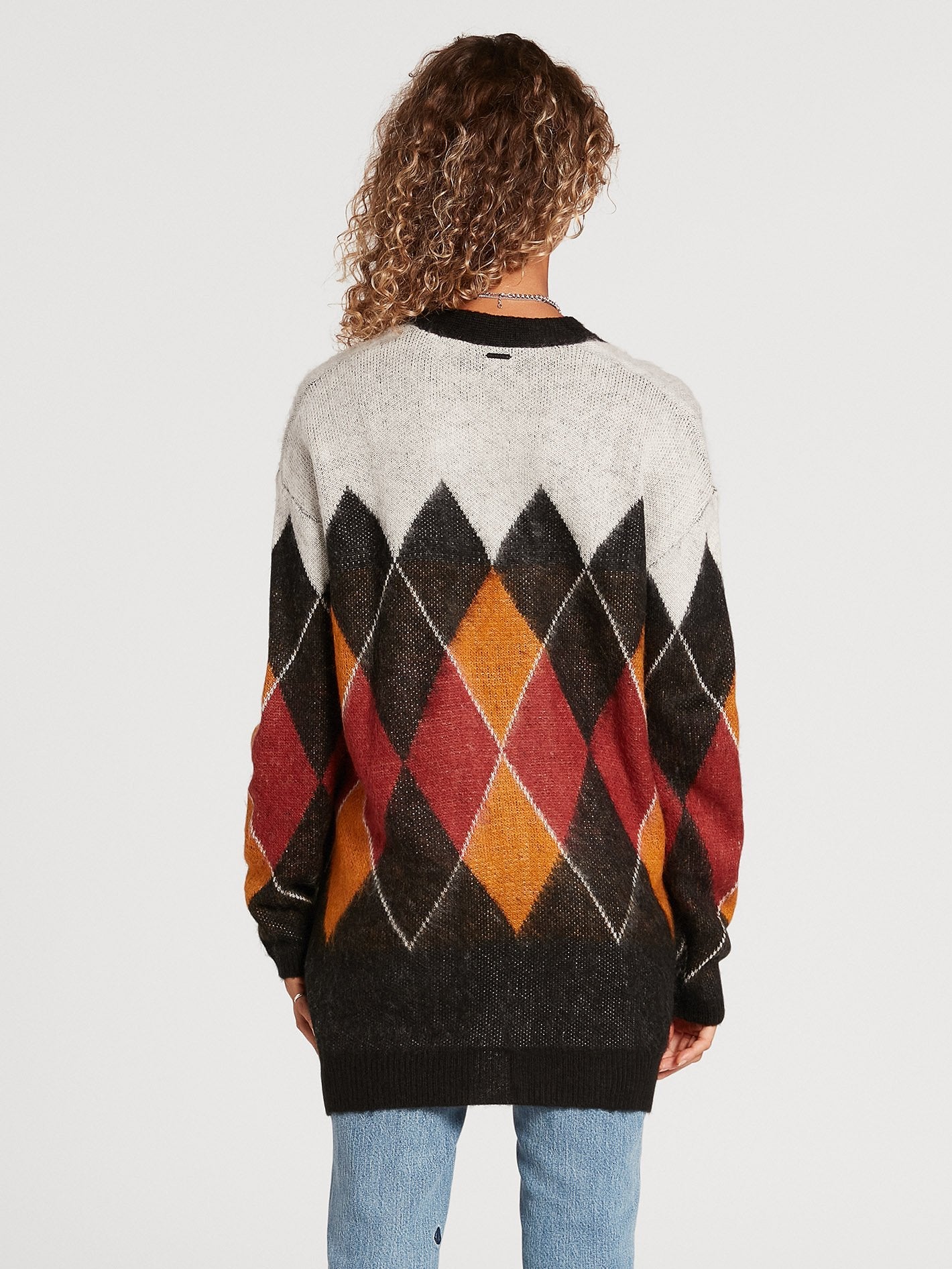 Knitty City Cardigan - BLACK COMBO