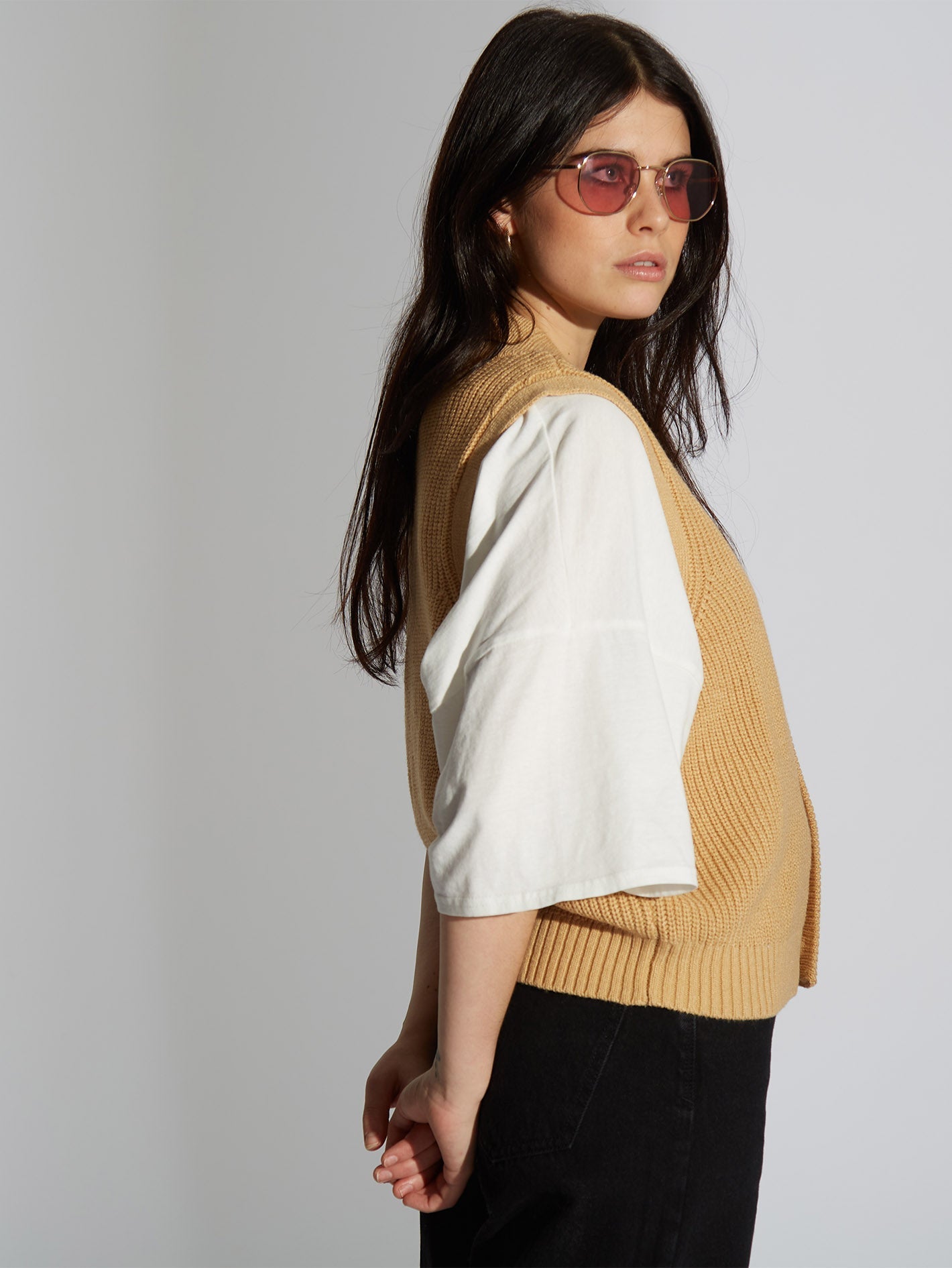 In Vestible Sweater - HAZELNUT