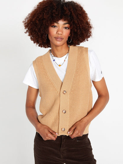 In Vestible Sweater - HAZELNUT