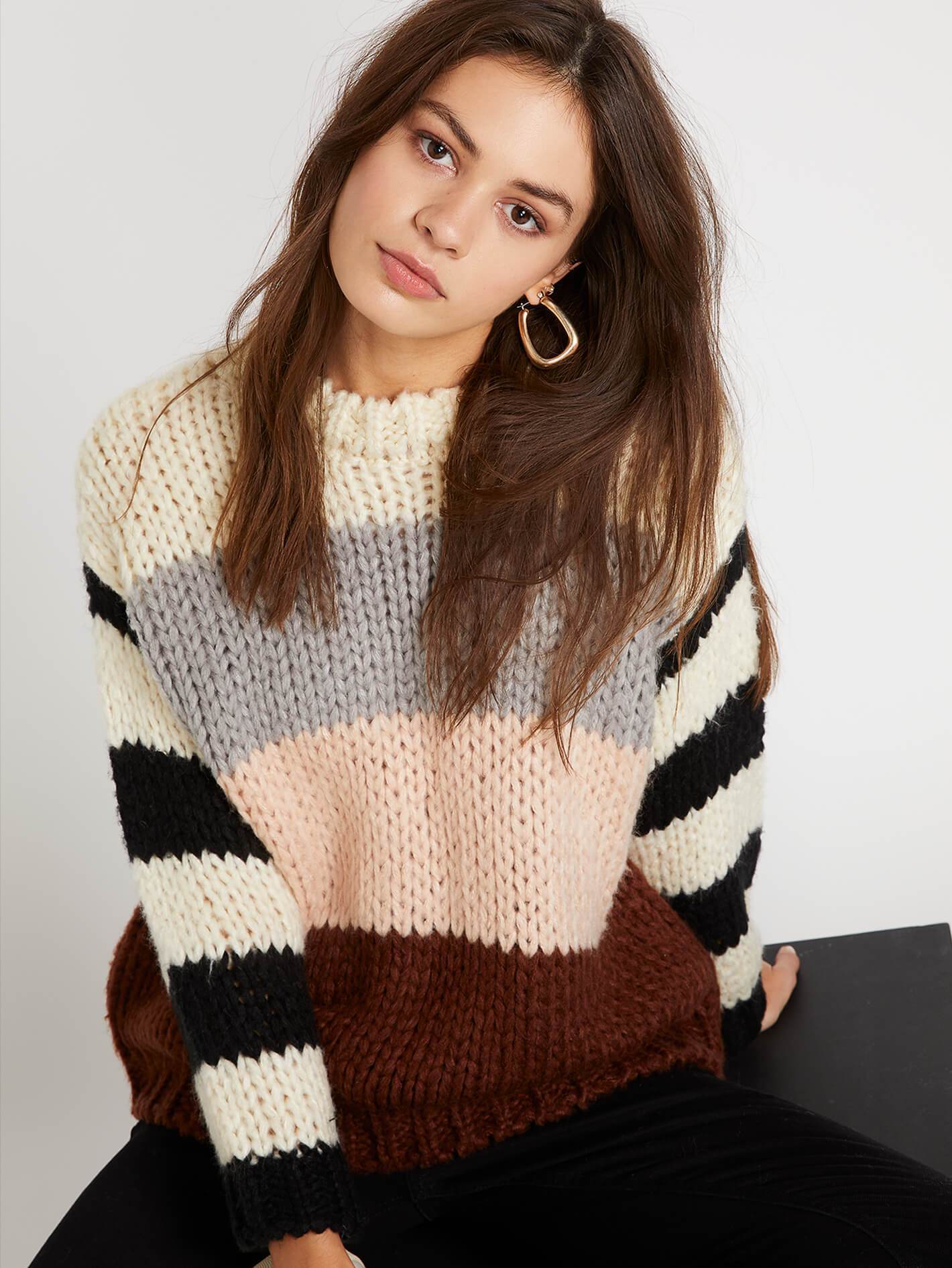 Classy Time Sweater - Multi