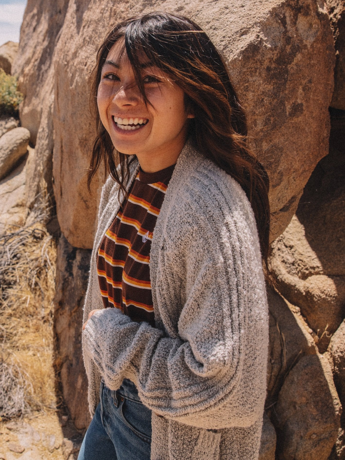 Boss Beach Cardigan - OATMEAL