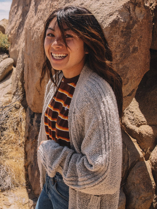 Boss Beach Cardigan - OATMEAL