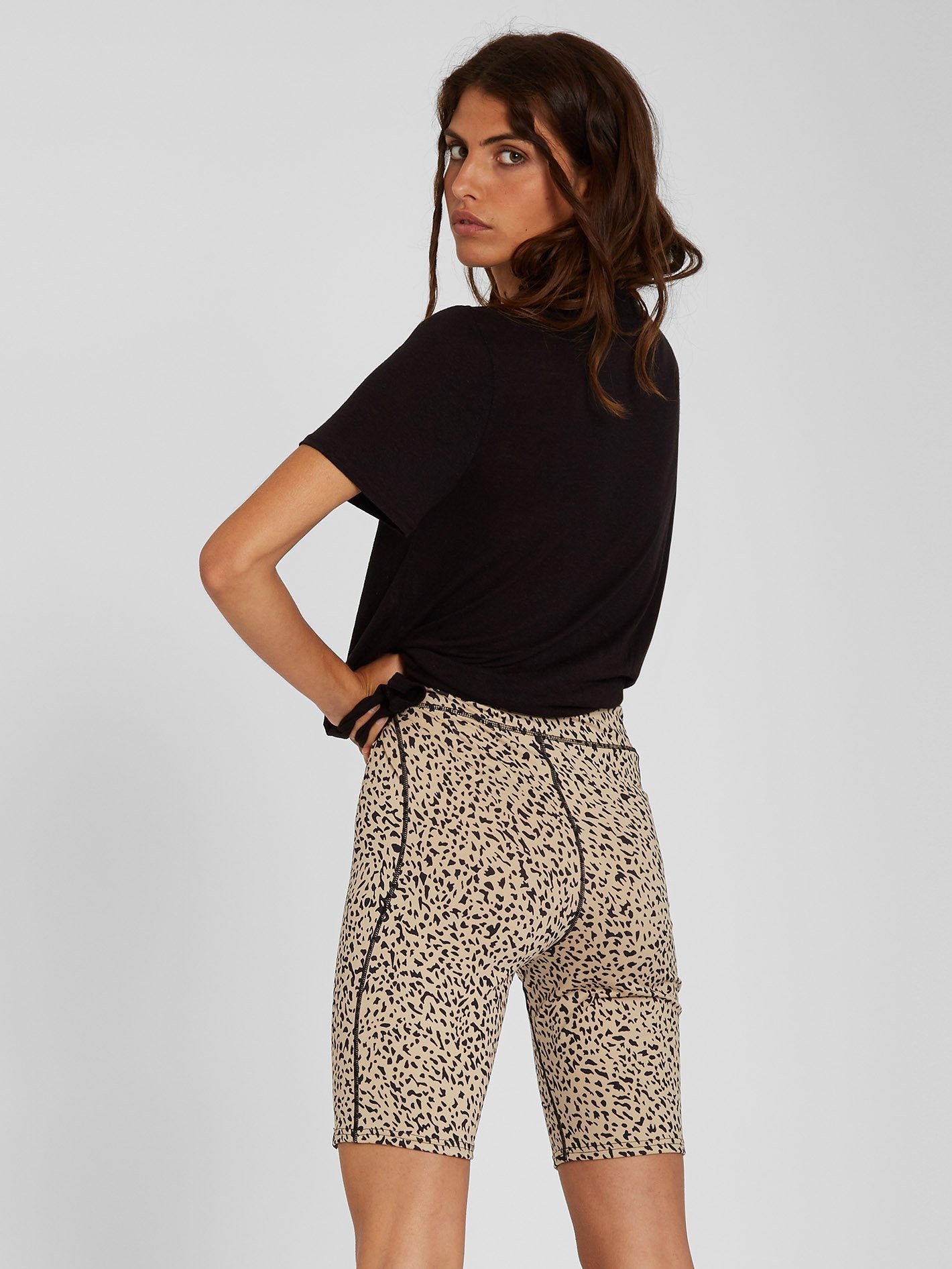 Lil Bike Short - Animal Print