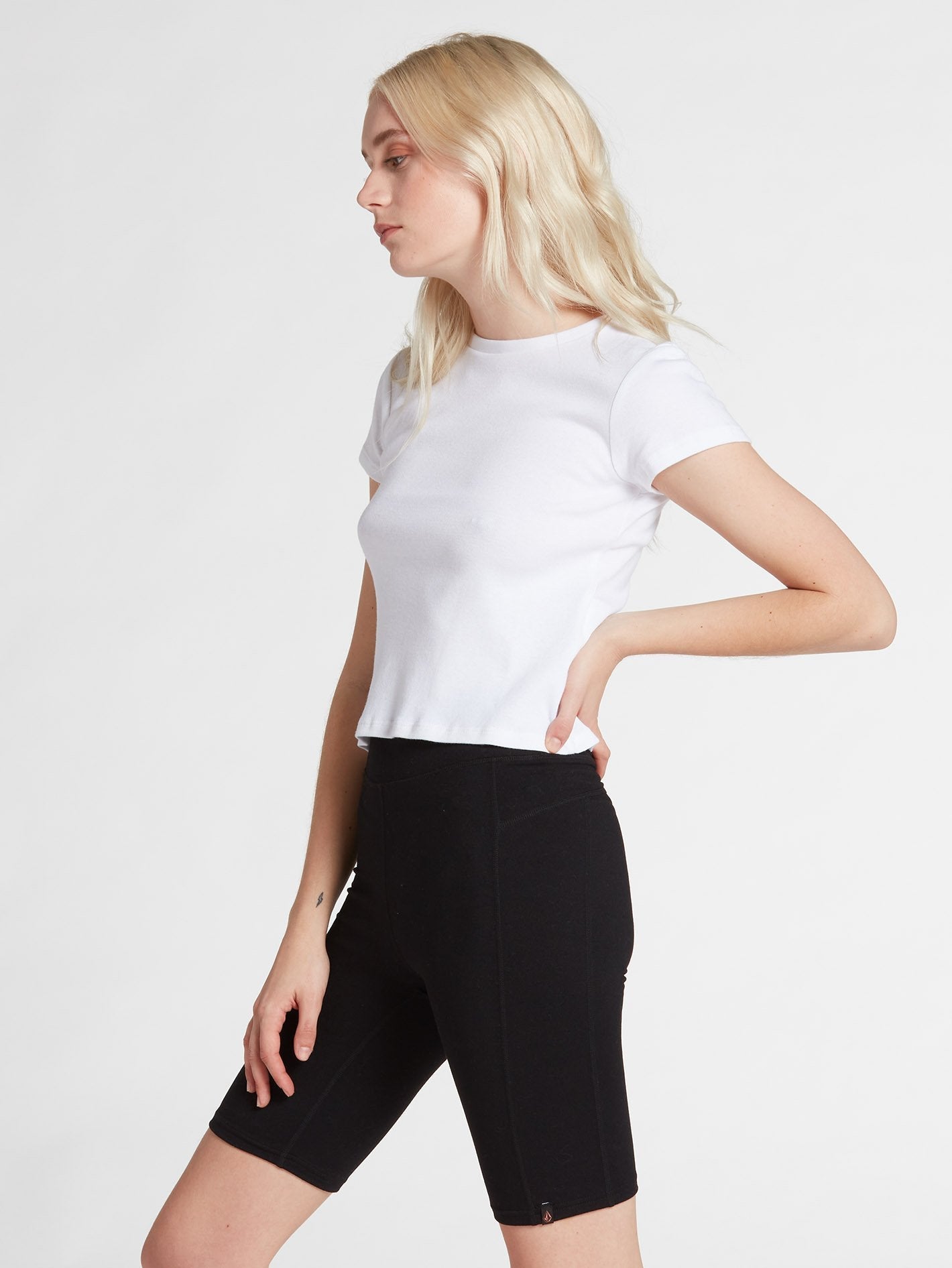 Lived In Bike Short - BLACK