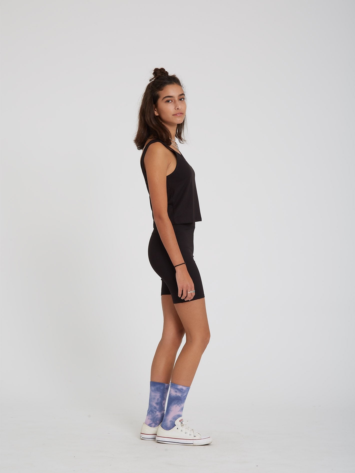 Lived In Bike Short - BLACK