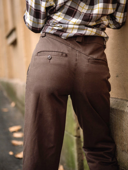 Whawhat Chino Trousers - ESPRESSO