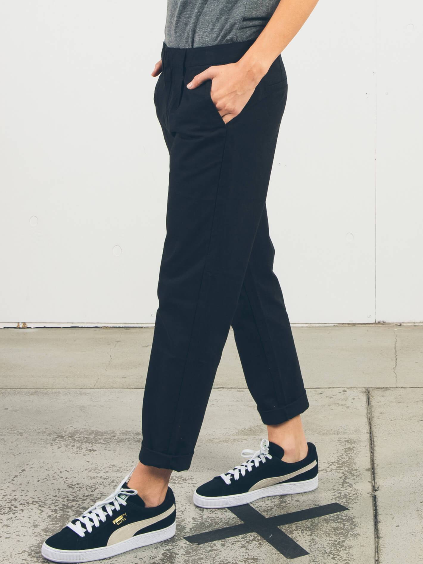SIMPLY SOLID CHINO BLACK