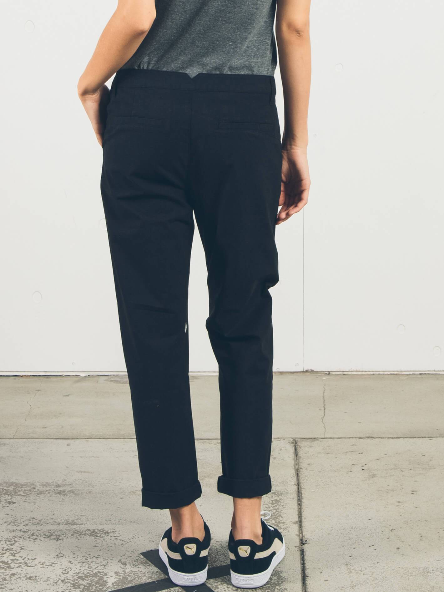 SIMPLY SOLID CHINO BLACK