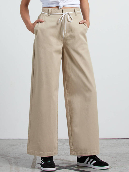 Slashing Stone Trousers - Oxford Tan