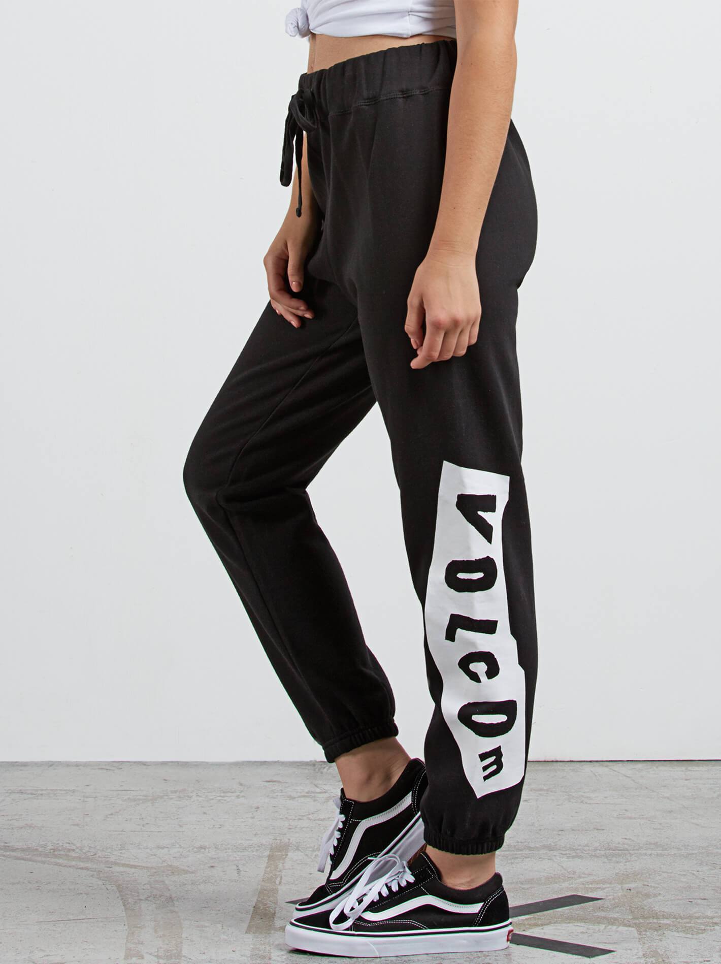 Vol Stone Fleece Trousers - Black
