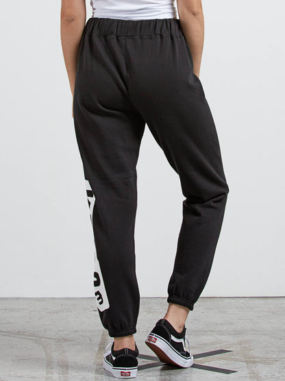 Vol Stone Fleece Trousers - Black