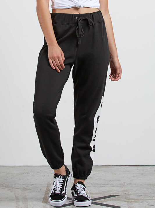 Vol Stone Fleece Trousers - Black