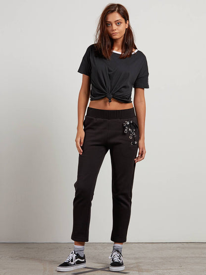 Lacy Trousers - Black
