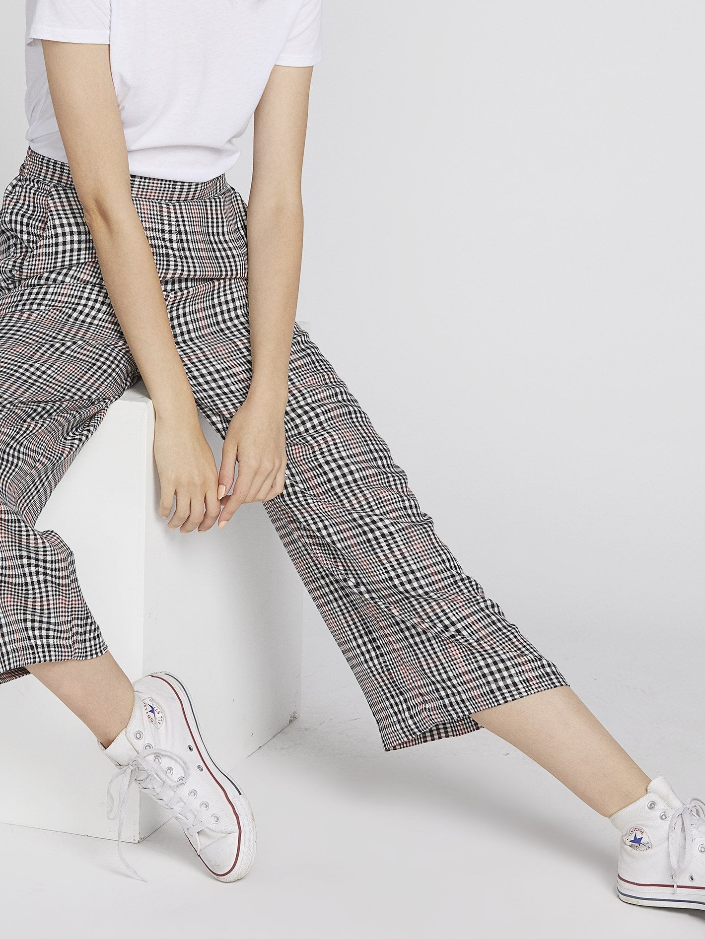 Fad Friend Pant - Black Plaid